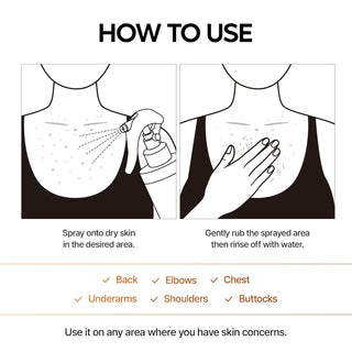 Dr.Melaxin Peel Shot Exfoliating Kojic Acid Turmeric Spray