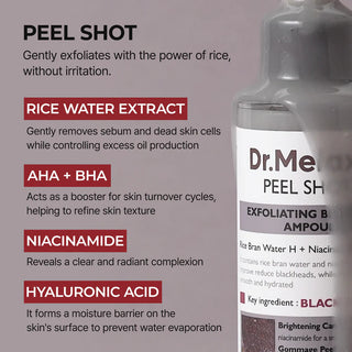 Dr.Melaxin Peel Shot Glow Black Rice Ampoule