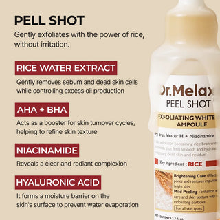 Dr.Melaxin Peel Shot Glow White Rice Ampoule