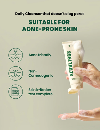 K-SECRET SEOUL 1988 Pine Cica 1% + Probiotics Cleansing Foam