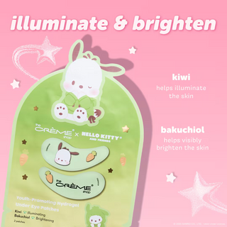 The Creme Shop Calming Hydrogel Under Eye Patches - Pochacco