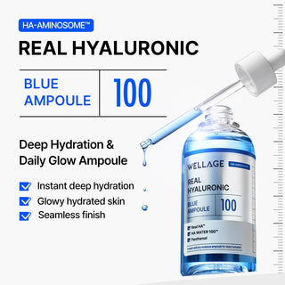 WELLAGE Real Hyaluronic Blue 100 Ampoule