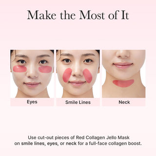 Arencia Red Collagen Jello Mask Set (4 Sheets)