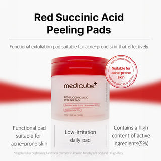 Medicube Red Succinic Acid Panthenol Pads