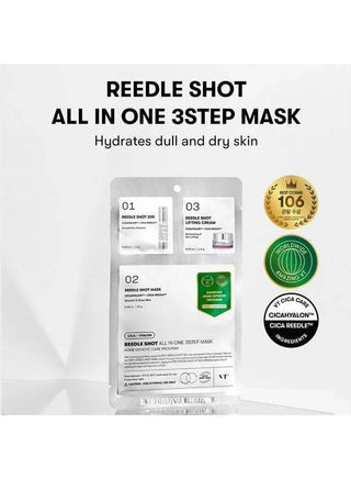 VT Cosmetics Reedle Shot All In One 3 Step Mask