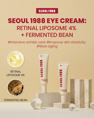 K-SECRET SEOUL 1988 Eye Cream: Retinal Lipsome 4% + Fermented Bean