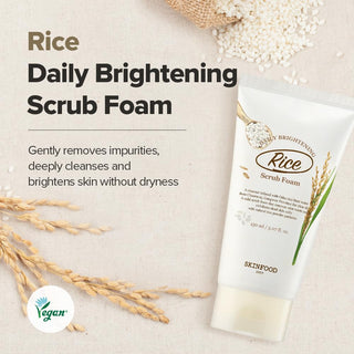 SKINFOOD Rice Daily Brightening Scrub Foam