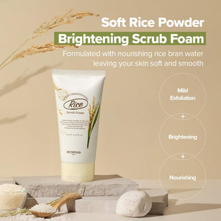 SKINFOOD Rice Daily Brightening Scrub Foam