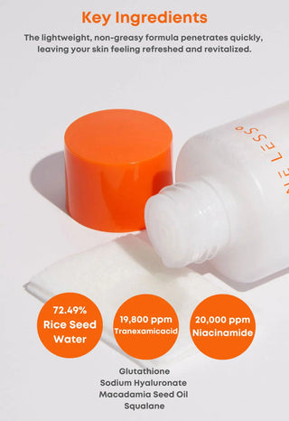 NINE LESS Rice & TXA Toner