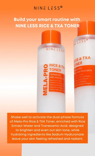 NINE LESS Rice & TXA Toner