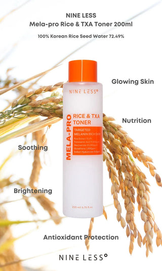 NINE LESS Rice & TXA Toner