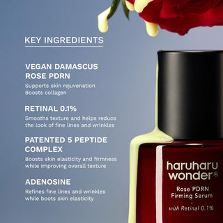 Haruharu Wonder Rose PDRN Firming Serum with Retinal 0.1%
