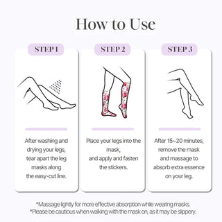 KOELF Rose Petal Leg Mask (1 Pair)