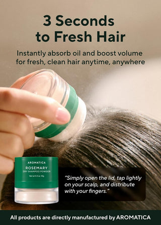 AROMATICA Rosemary Dry Shampoo Powder