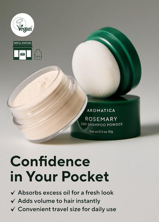 AROMATICA Rosemary Dry Shampoo Powder