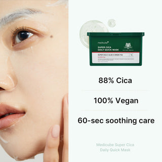 Medicube Super Cica Daily Quick Masks Vegan 30 Sheets