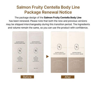 HEVEBLUE Salmon Fruity Centella Body Wash