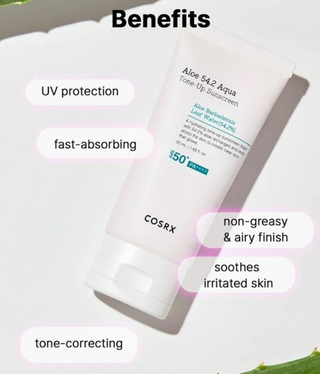 COSRX Aloe 54.2 Aqua Tone-Up Sunscreen SPF50+