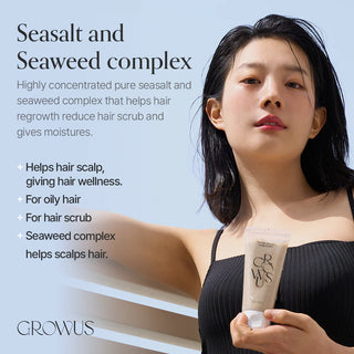 GROWUS Sea Salt Therapy Scalp Scaler