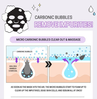 G9 Self Aesthetic Pore Clean Bubble Mask (5 Sheets)