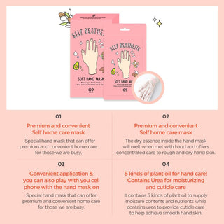 G9SKIN Self Aesthetic Soft Hand Mask (5 Packs)