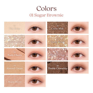 Dasique Shadow Palette 01 Sugar Brownie