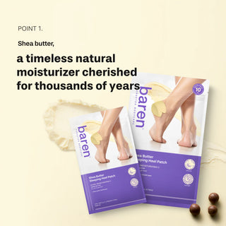 Baren Shea Butter Sleeping Heel Patch
