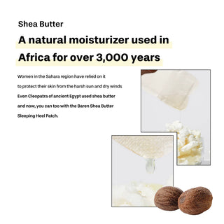Baren Shea Butter Sleeping Heel Patch
