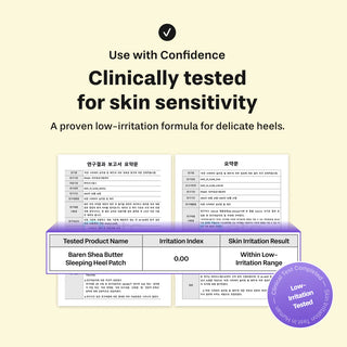 Baren Shea Butter Sleeping Heel Patch
