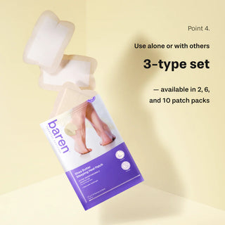 Baren Shea Butter Sleeping Heel Patch