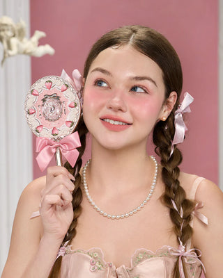 Flower Knows Strawberry Cupid Hand Mirror