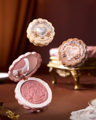 Flower Knows The Sweetie Bear Silk Satin Blush