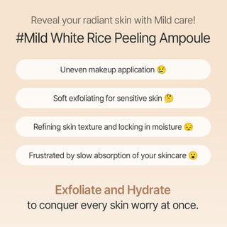 mixsoon White Rice Peeling Ampoule