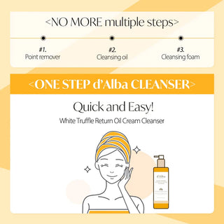 d'Alba White Truffle Return Oil Cream Cleanser