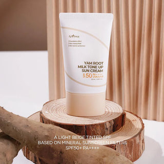 ISNTREE Yam Root Milk Tone Up Sun Cream SPF50+ PA++++