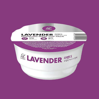 Lindsay Lavender Modeling Mask